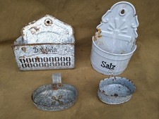 Konvolut Emaille Zwiebeln Salz