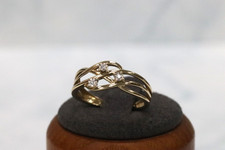 Crossover-Diamantring 9 kt