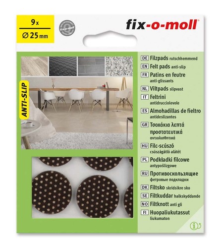 Filzpads rutschhemmend mm - 25,