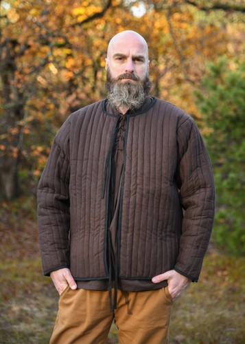 Wattierte jacke braun - wattierte,
