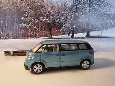 Volkswagen VW Bus Microbus Bulli blau 2001 Modellauto Welly 1:37 1/37