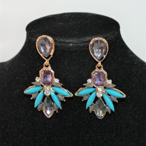 Damen ohrringe kristall strass - ohrringe,