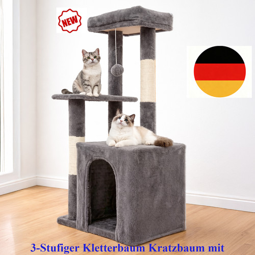 Stufiger kletterbaum 5 - 3-stufiger, 31.5