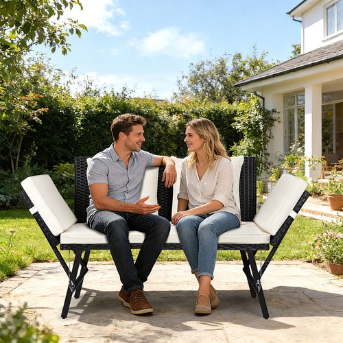 Gartenbank polyrattan - gartenbank,