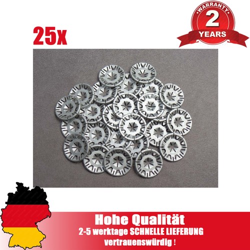 25x metall befestigung clips - metall,