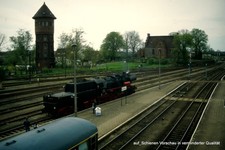 DIA BR 52 8029 Bf Karow (Meck.) Dampflokomotive 05/1996 gerahmt A-N2-16