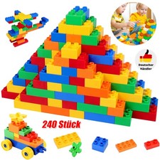 240x Grundbausteine Standard Großen Steine Basic mit Duplo Steine und Top-Marken