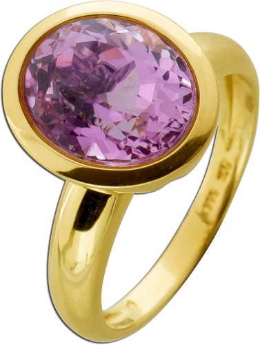 Morganitring gold 585 14k rosa - 14k,