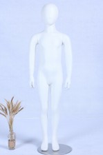 Nr10 TTZX-5 Schaufensterpuppe weiß matt lackiert hochwertig Egghead 118cm