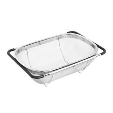 Edelstahl Abtropfsieb Küchensieb Nudelsieb Sieb Spülensieb Seiher Ausziehbar