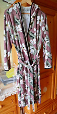 Bademantel Hausmantel geblümt