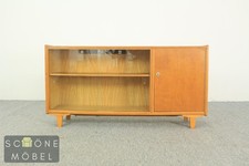 60er Jahre Sideboard Retro Kommode Mid Century Vitrine Vintage Schränkchen