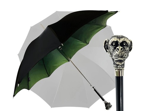 Regenschirm satin black - satin,