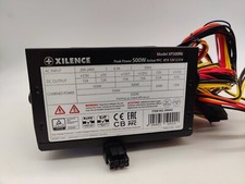 Xilence XP500R6 PC Netzteil, 500W Peak Power, ATX, rot/schwarz
