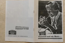 Zeiss Ikon: Tausend und ein Motiv, Super Nettel, Tenax, Contax etc. Kopie