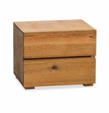 HASENA Oak Wild Menza Nachttisch 2 Schubladen Wildeiche natur