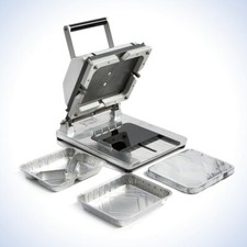 Handverschließgerät Handverschließmaschine f. Aluschale Assietten 227 x 177mm