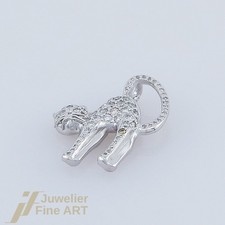 Katze-Anhänger mit Diamanten