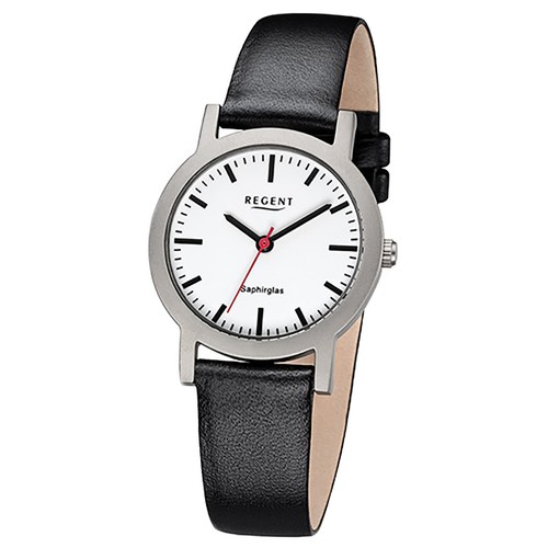 Regent damen titanuhr schwarz - regent,