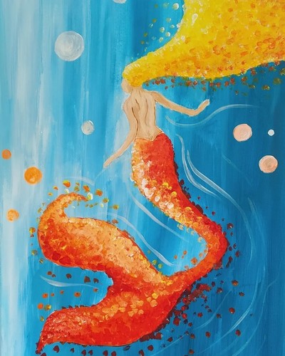 Acrylbild auf leinwand - auf,