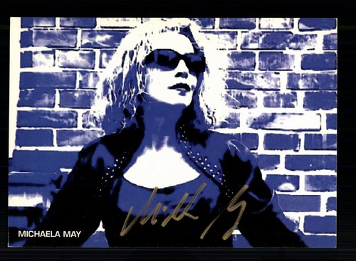 Michaela may autogrammkarte - may,