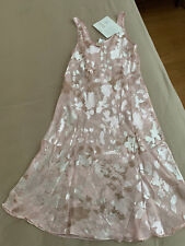 Nachthemd, Neglige Seide Rosa