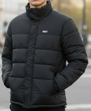 Snipes Herren Jacke Übergangsjacke Steppjacke Herbst / Winter  Schwarz Gr. M