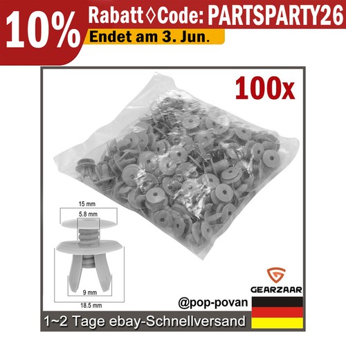 100x befestigung clips für - 100x,