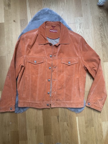 Mangoon lederjacke orange - mangoon,