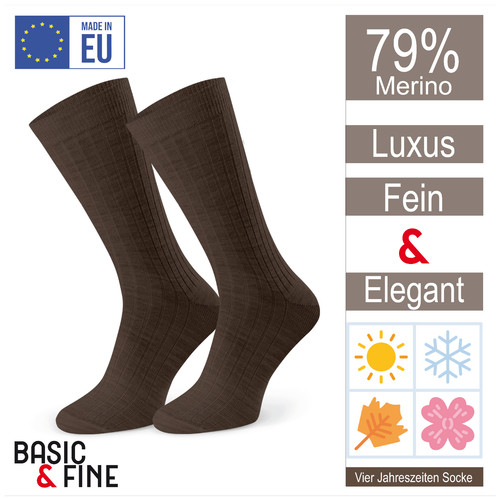 Paar merino socken fein - paar,