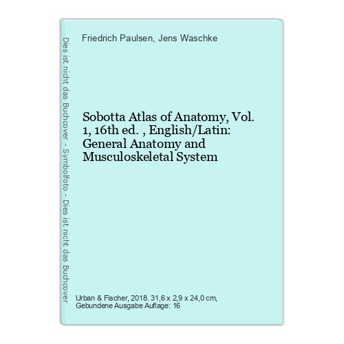 Sobotta atlas anatomy - sobotta,