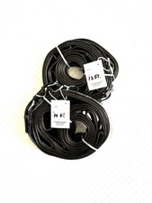 Schwarze biothane leder - schwarze, leiter