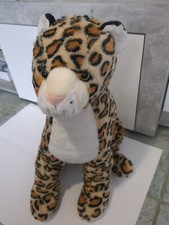 Grosses Plüschtier Leopard Kuscheltier Stofftier super weiches steht Top Zustand