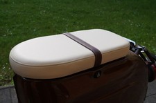 Sitzbank für Simson Schwalbe KR51 /1 /2 kurz Sitz flach tuning beige elfenbein
