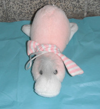 Nici Ente rosa/weiß mit Schal