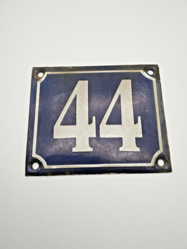 Antikes emailleschild - antikes,