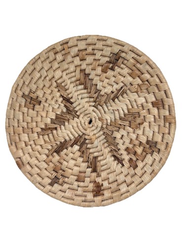 Raffia tischsets deckel - raffia,