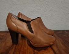 Hochfront Pumps von 5th Avenue braun Leder Gr. 40