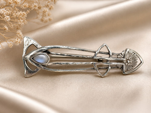 Jugendstil brosche mit - jugendstil,