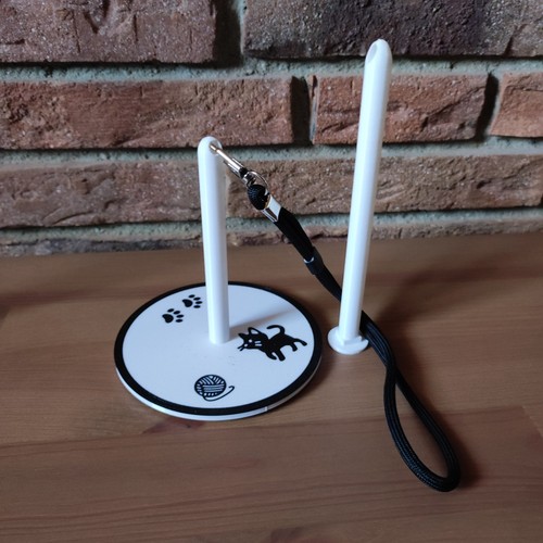 Garnhalter katze druck - katze, 3d‑druck