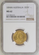 Seltene Sovereign Goldmünze