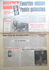 DEUTSCHES SPORTECHO 17. Februar 1965 Eishockey Skisport DDR Fußball-Oberliga