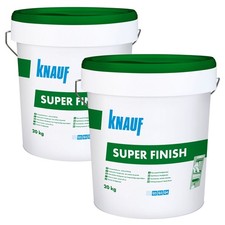2 x KNAUF Super Finish Sheetrock Fertigspachtel Fugenspachtel Trockenbau 20 kg