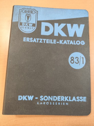 Dkw ersatzteile katalog 1 - dkw, 83/1