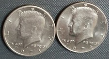 2 x Half Dollar Liberty USA