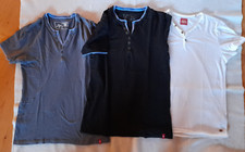 3 T-Shirts Essential by EDC Größe S Jungen Herren schwarz weiß grau Sommer