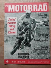 Motorrad 06/1968 Kreidler Florett Rennsportsatz - Bultaco Bandido 360 MC