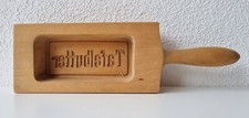 Tolles, altes Holzmodel / Buttermodel für Tafelbutter - Buchenholz - um 1910/20