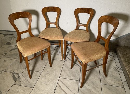 Ein set biedermeier stühle - 4,