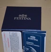 Festina Herrenuhr Automatik 44 MM 20 ATM mit Edelstahl Gliederband F20531/5